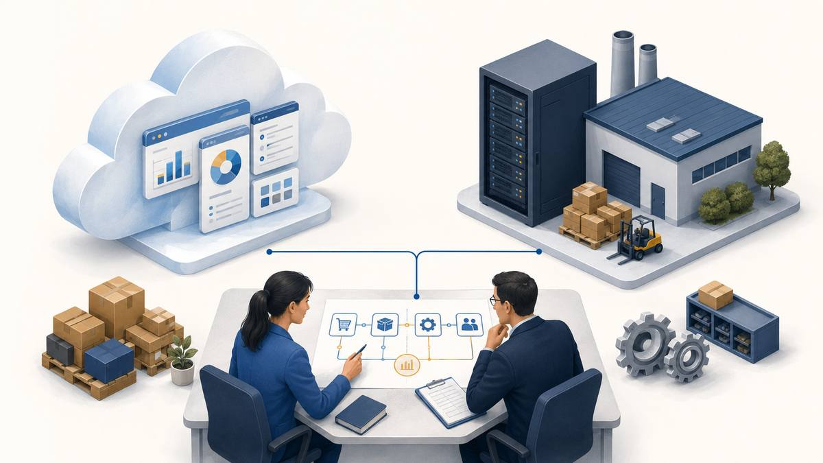 erp saas vs on premise